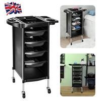 4 Drawer Salon Hairdresser Trolley Beauty Barber Storage Basket