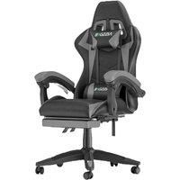 Ergonomic Gaming Chair with Footrest