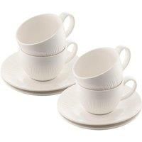 'Erne' Teacup & Saucer Set of 4