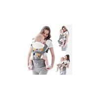 Baby Carrier, Bellababy Multifunction Baby Carrier Hip Seat (Ergonomic M Position) for 3-36 Month Baby, 6-in-1 Ways to Carry, All Seasons, Adjustable Size, Perfect for Shopping Travelling