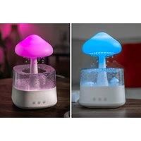 Multicolour Rain Cloud Humidifier - White Or Wood!