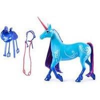 Unicorn Academy, River Unicorn with Head Movement, 2 Riding Accessories, 27.9cm, Compatible with Isabel Fashion Doll, Dolls and Unicorn Toys for Girls