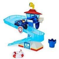 PAW PATROL 6060970 Adventure Bay Playset with Light-up Chase Vehicle, Bath Toy for Kids Aged 3 and up