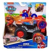 Paw Patrol: Rescue Wheels Zuma’s Hovercraft, Toy Truck with Projectile Launcher and Collectible Action Figure, Kids’ Toys for Boys & Girls Ages 3+