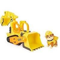 Rubble & Crew, Rubble’s Bulldozer Toy Truck with Movable Parts and a Collectible Action Figure, Kids’ Toys for Ages 3 and Up