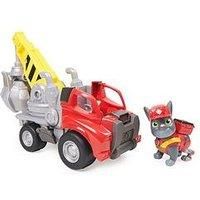 Rubble & Crew, Charger’s Crane Grabber Toy Truck with Movable Parts and a Collectible Action Figure, Kids’ Toys for Ages 3 and Up