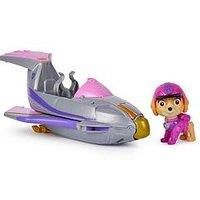 Paw Patrol Jungle Pups, Skye Falcon Vehicle, Toy Jet with Collectible Action Figure, Kids’ Toys for Boys & Girls Aged 3 and Up