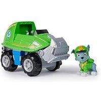 Paw Patrol Jungle Pups, Rocky Snapping Turtle Vehicle, Toy Truck with Collectible Action Figure, Kids’ Toys for Boys & Girls Aged 3 and Up