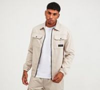 Closure London Utility Overshirt - Beige - Size S