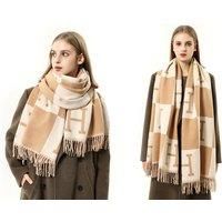 Hermes Inspired Warm Winter Shawl - 5 Colours