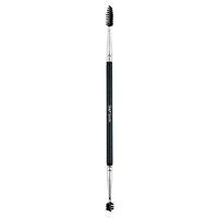 Nanshy Spoolie Eyebrows & Eyelashes Eye Makeup Brush Double Ended Black Handle