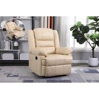 Palma Luxury Reclining Sofa Armchair - 3 Designs! - Black