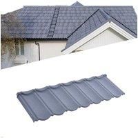 Rainbow Tile Stone Coated Metal Roofing Shingles 5pcs