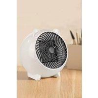 Mini Electric Fan Heater Home Office Desktop PTC Ceramic Air Heating Warmer 500W