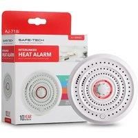 SAFE-TECH Interlinked Heat Alarm, 10 Year Tamper-Proof Battery