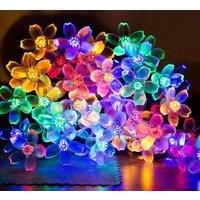 9.5 Metres 50 Lamps Colourful Sakura Solar Camping Light String