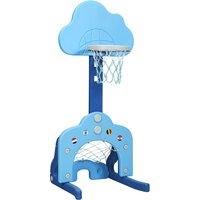 Basketball Hoop Set 3 in 1 Sports Activity Center with Basketball Football & Golf