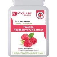 Raspberry Fruit Extract 1200mg - 60 Capsules - UK Manufactured | GMP Standards by Prowise Healthcare