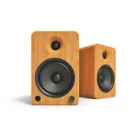 Kanto YU6 Powered Bookshelf Speakers (Pair) - Bamboo