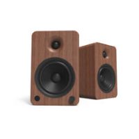 Kanto YU6 Powered Bookshelf Speakers - Walnut