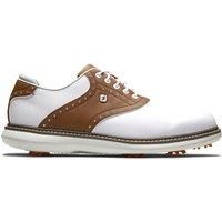 Men's Golf Shoes Footjoy Traditions - White And Brown