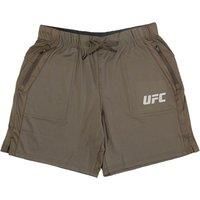 UFC Men’s Elastic Waist Shorts without Brief, Color- Olive, Size- M