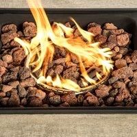 Teamson Home 3 kg Lava Rocks for Propane Gas Fire Pits, Natural Fire Stones, Safe for Outdoor Garden Gas Firepits, Brown