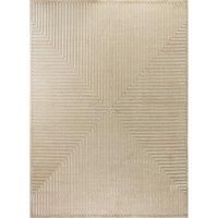 Surya Lenox Rug for Bedroom, Living Room, Dining Room, Hallway - Modern Boho Rug with Geometric Pattern - Soft Scandinavian Living Room Rug Oriental - Carpet 160 x 220 cm Large Rug Beige