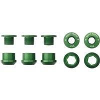 Wolf Tooth Chainring Bolts For 1X Set of 5 Green