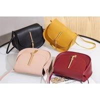 Women'S Cross-Body Bag - 4 Colours - Black