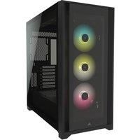 Corsair iCUE 5000X RGB Mid Tower Gaming Case - Black USB 3.0