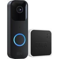 Introducing Blink Video Doorbell + Sync Module 2 | Two-way audio, HD video, motion and chime app alerts, easy setup, weather resistant and Alexa enabled — wired or wire free (Black)