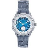 Reign Solstice Automatic Semi-Skeleton Watch - Gray/Blue