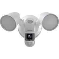 Swann 4K Floodlight Powered Wi-Fi Security Camera Smart Home Security Camera - White, White