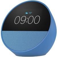 All-new Echo Spot (2024 release), Smart alarm clock with vibrant sound + Alexa, Ocean Blue