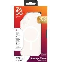 ZAGG Crystal Palace Snap iPhone 16 Case - Clear, White