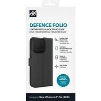 DEFENCE Folio iPhone 16 Pro Case - Black, Black