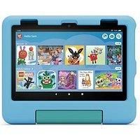 New Amazon Fire HD 8 Kids tablet, ages 3–7 | 3 GB memory, ad-free content with parental controls included, 13-hr battery, 32 GB, Blue, (2024 release)