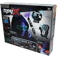 SpyX Night Ops Kit for Kids - 4 Piece Set for Spy Missions in the Dark - Includes Night Ops Glasses, Invisible Ink Pen, Micro Listener, Motion Alarm, 6+ Years