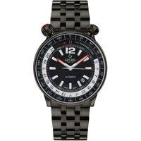 Wallabout Black Dial Black PVD Swiss Automatic Watch