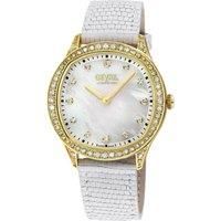 Morcote 10221 Swiss Diamond Italian Leather Swiss Quartz Watch