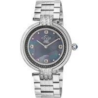 Matera Swiss Quartz Black Mother of Pearl Dial, 316L Stainless Steel Bracelet.