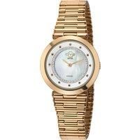 Womens Burano Swiss Quartz MOP Dial Stainless Steel Bracelet Diamond Watch