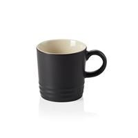 Le Creuset Stoneware Espresso Mug, 100 ml, Satin Black, 70305100000099