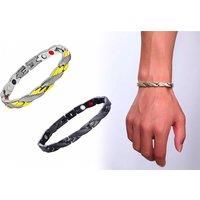 Magnetic Health Bracelet - Gold/Silver Or Black