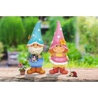 Garden Friend Gnome Statues - Pink