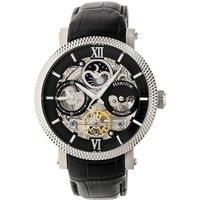 Aries Skeleton Leather-Band Watch