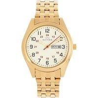 Elevon Gann Bracelet Watch w/Day/Date - Gold/White