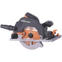 Evolution R185CCSX  Circular Saw, 1020mm Track 1600W, TCT miltimaterial blade