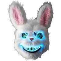 Scary Halloween Led Mask - 4 Options, Blue Or Colourful Light